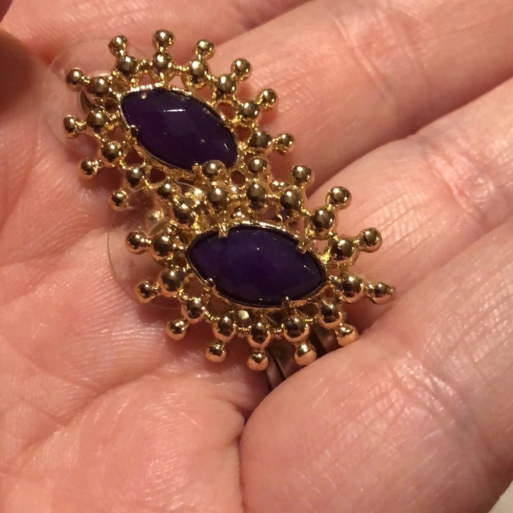 Purple stone authentic Kendra Scott studs